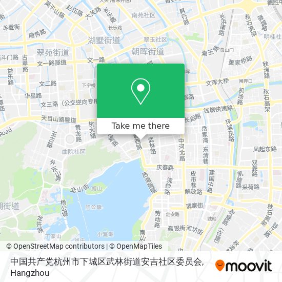 中国共产党杭州市下城区武林街道安吉社区委员会 map