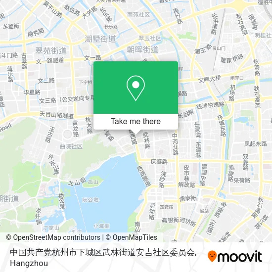 中国共产党杭州市下城区武林街道安吉社区委员会 map