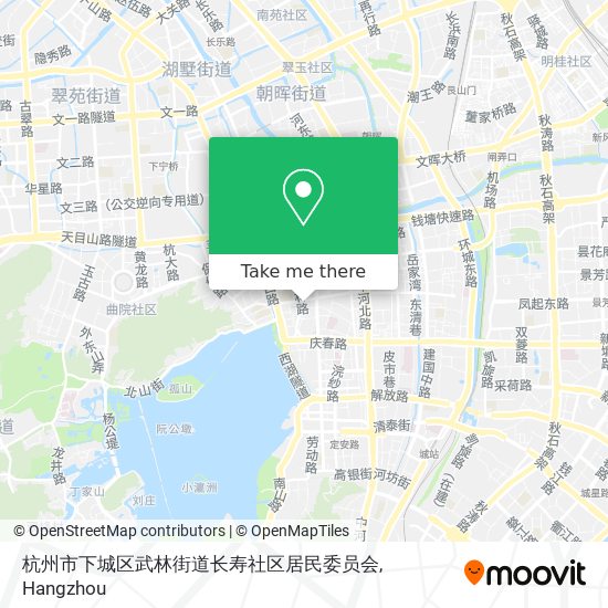 杭州市下城区武林街道长寿社区居民委员会 map