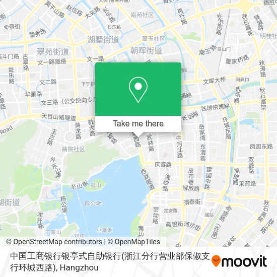 中国工商银行银亭式自助银行(浙江分行营业部保俶支行环城西路) map