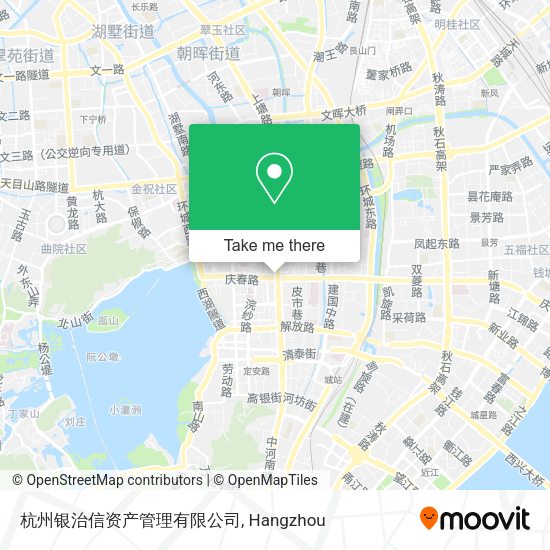 杭州银治信资产管理有限公司 map