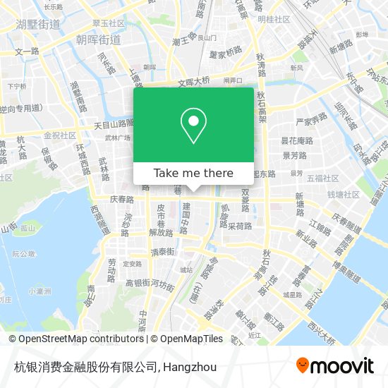 杭银消费金融股份有限公司 map