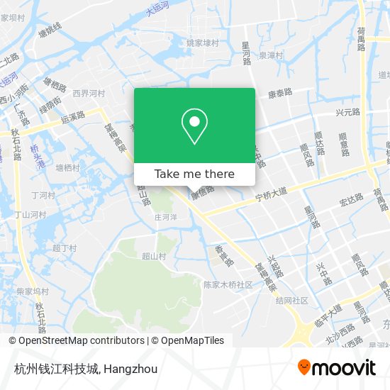 杭州钱江科技城 map