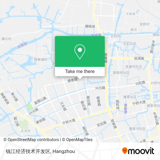 钱江经济技术开发区 map