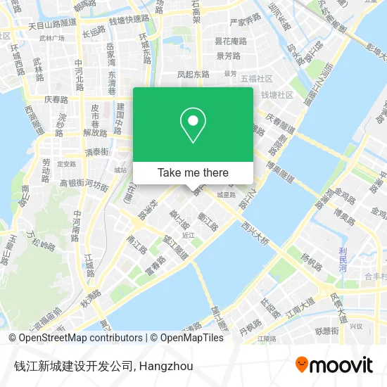 钱江新城建设开发公司 map