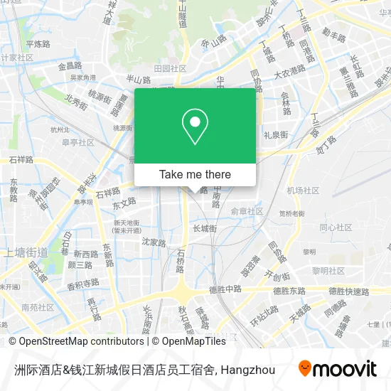 洲际酒店&钱江新城假日酒店员工宿舍 map