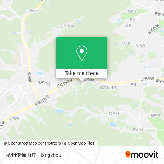 杭州伊甸山庄 map