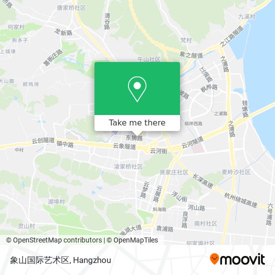 象山国际艺术区 map