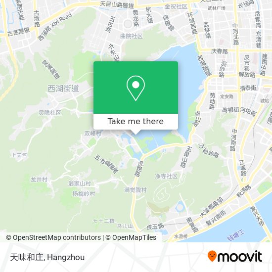 天味和庄 map