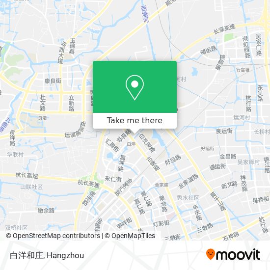 白洋和庄 map