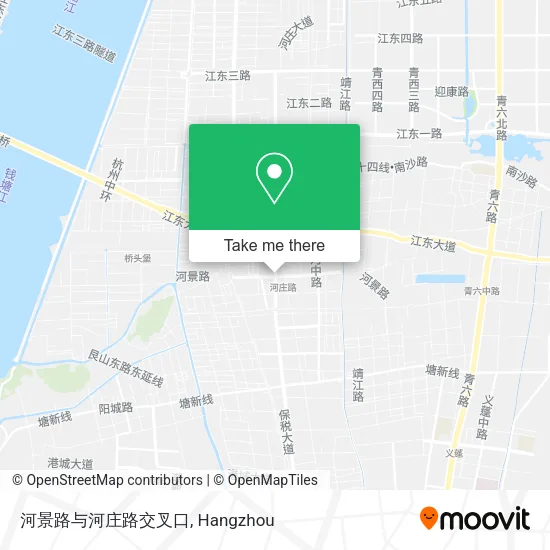 河景路与河庄路交叉口 map