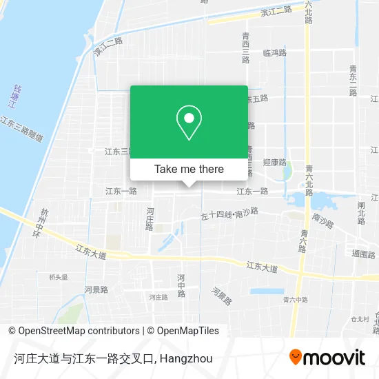 河庄大道与江东一路交叉口 map