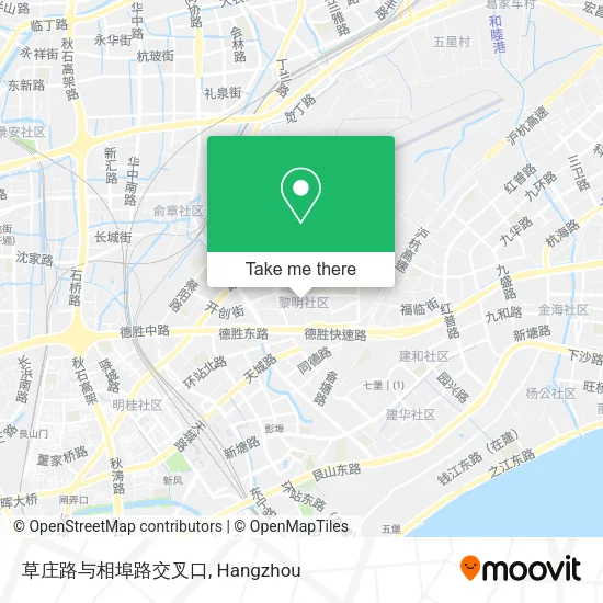 草庄路与相埠路交叉口 map