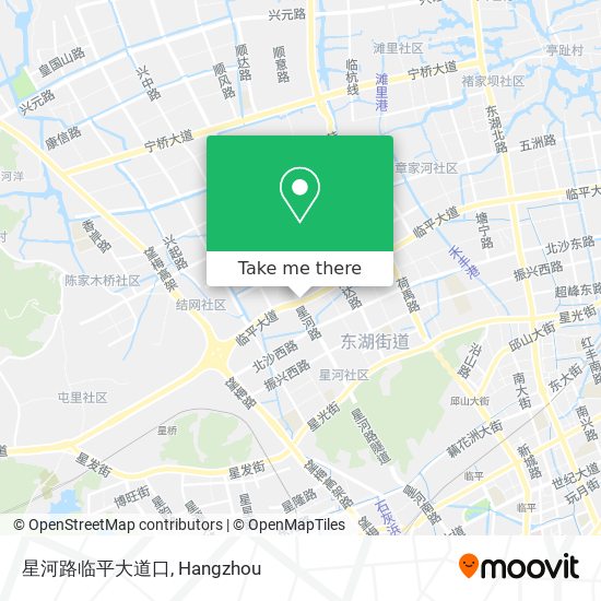 星河路临平大道口 map