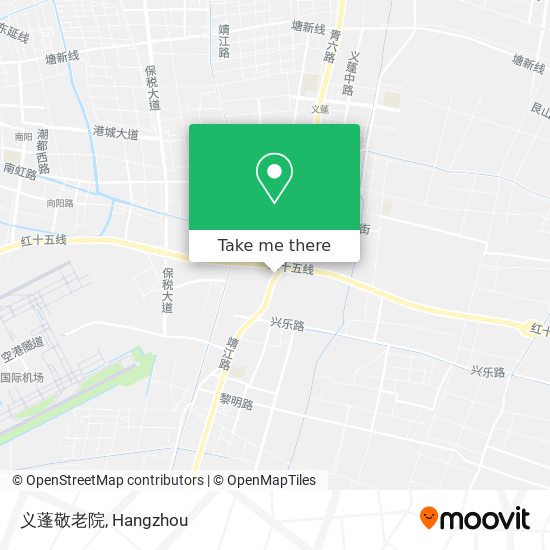 义蓬敬老院 map