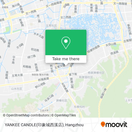 YANKEE CANDLE(印象城西溪店) map