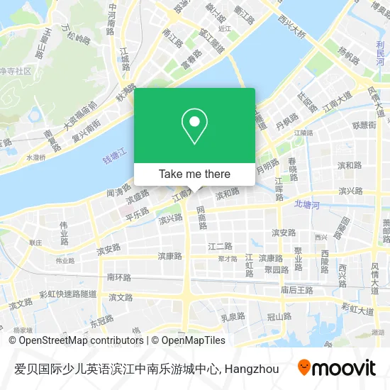 爱贝国际少儿英语滨江中南乐游城中心 map