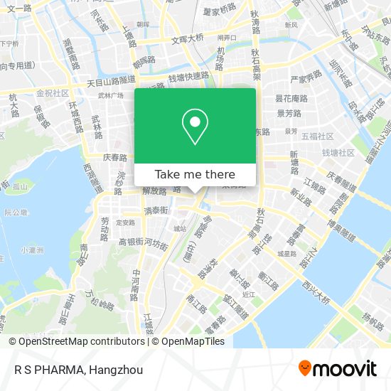 R S PHARMA map