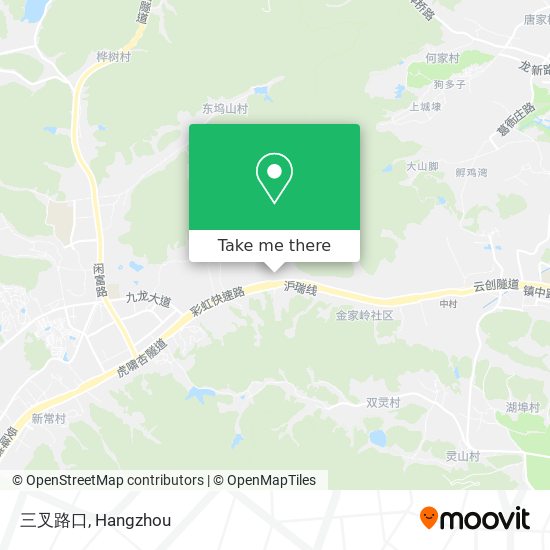三叉路口 map