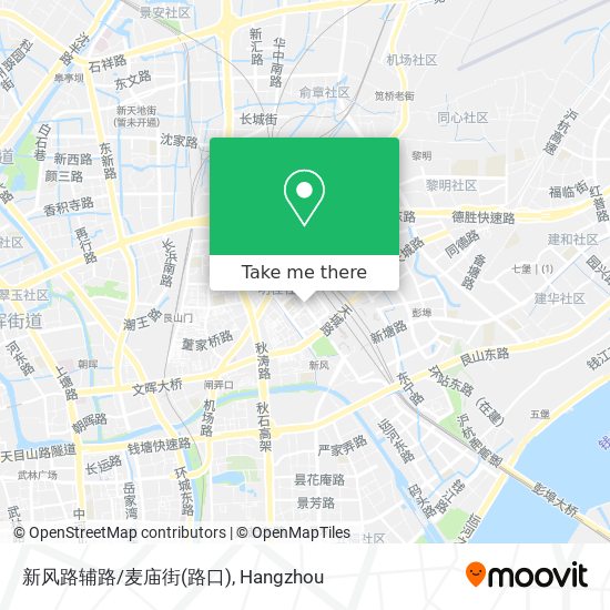 新风路辅路/麦庙街(路口) map