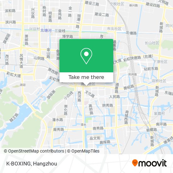 K-BOXING map