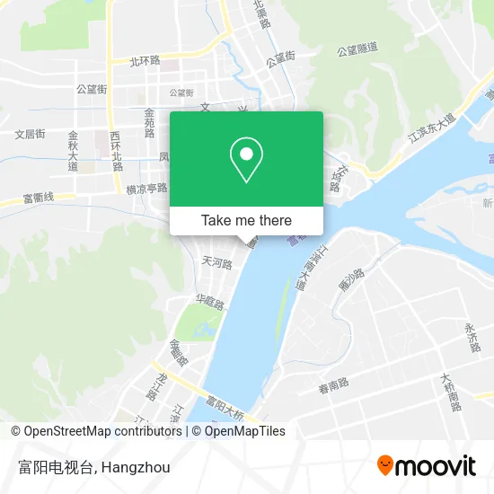 富阳电视台 map