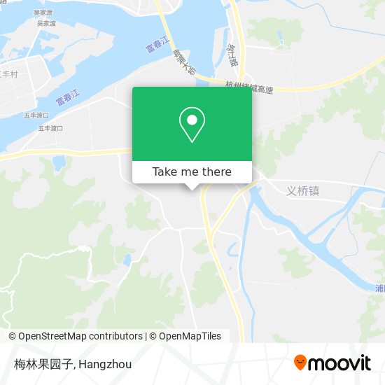 梅林果园子 map