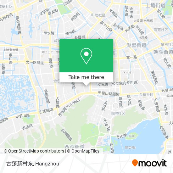 古荡新村东 map