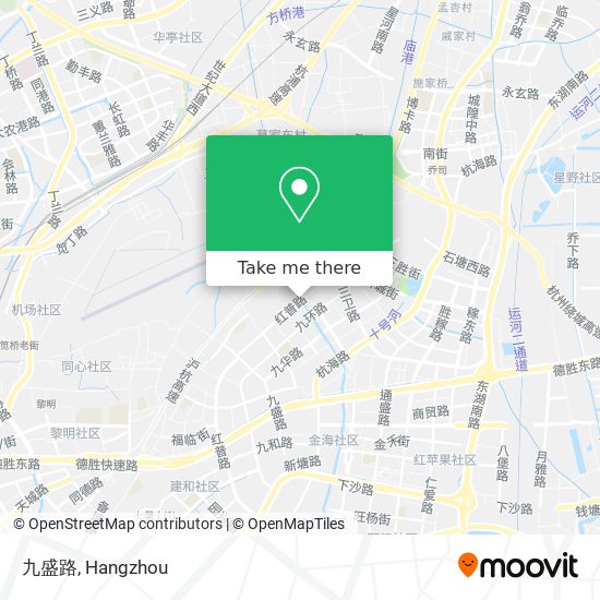九盛路 map