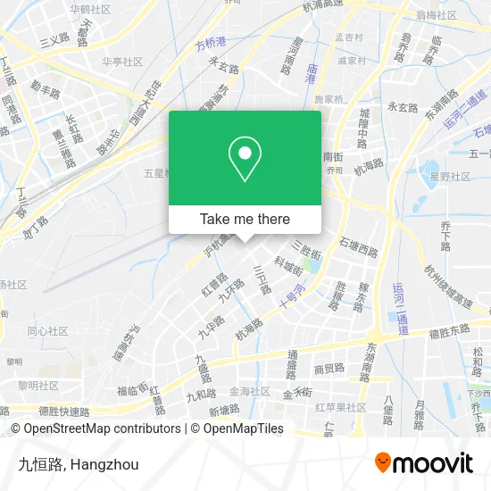 九恒路 map