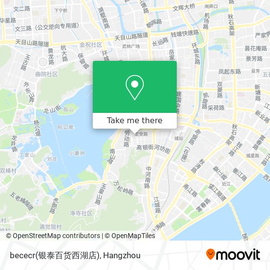 bececr(银泰百货西湖店) map