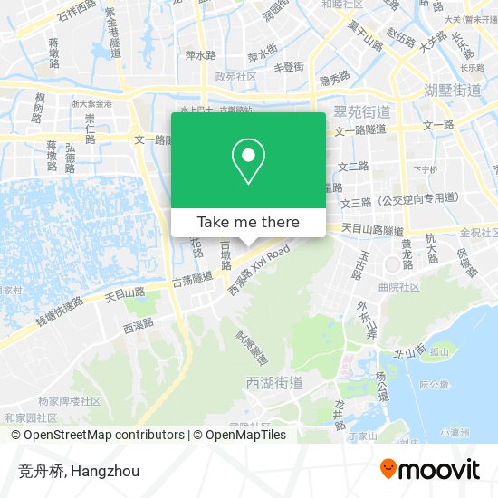 竞舟桥 map
