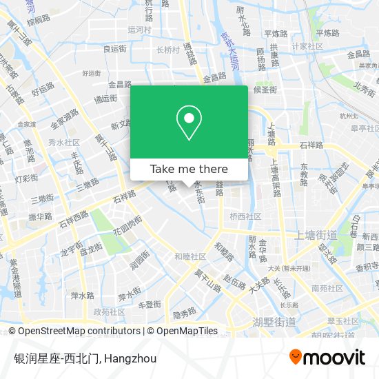 银润星座-西北门 map