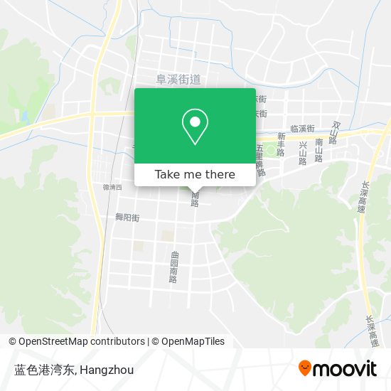 蓝色港湾东 map