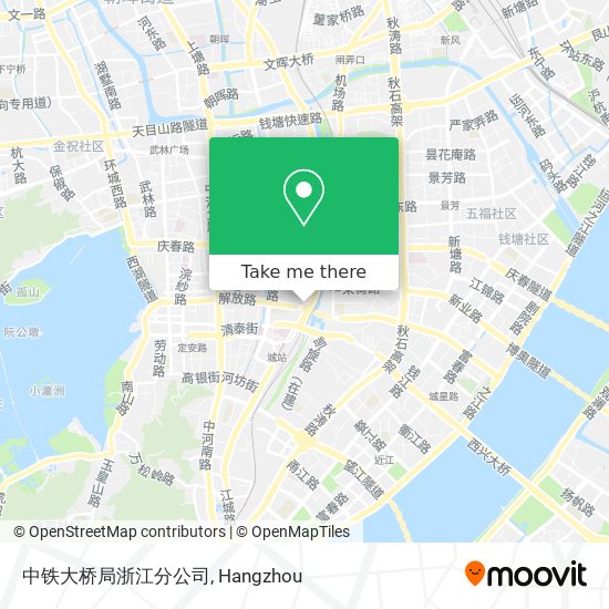 中铁大桥局浙江分公司 map