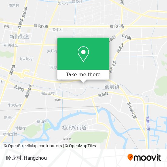 吟龙村 map