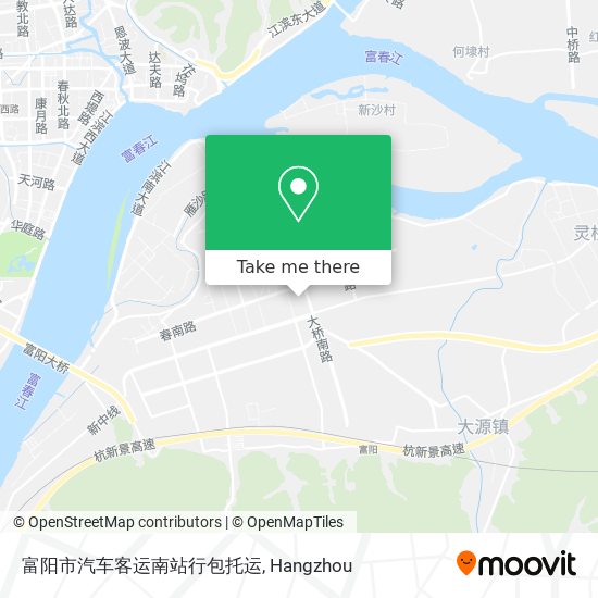 富阳市汽车客运南站行包托运 map