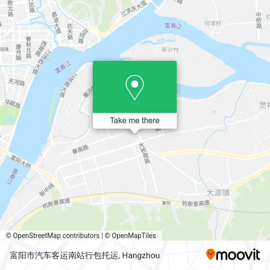 富阳市汽车客运南站行包托运 map