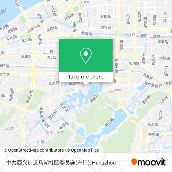 中共西兴街道马湖社区委员会(东门) map