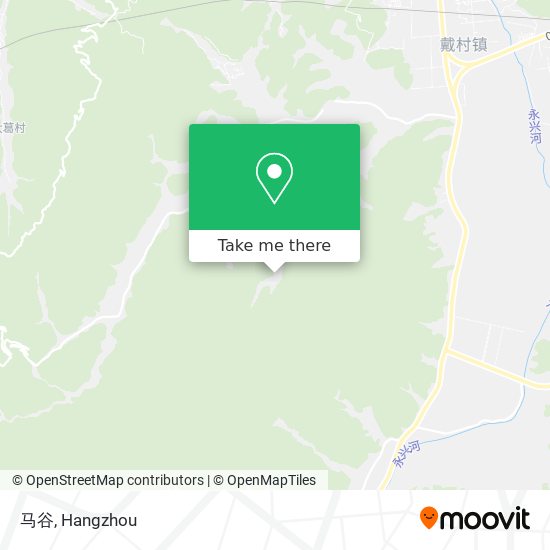 马谷 map