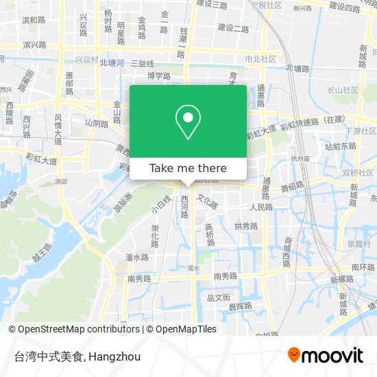 台湾中式美食 map