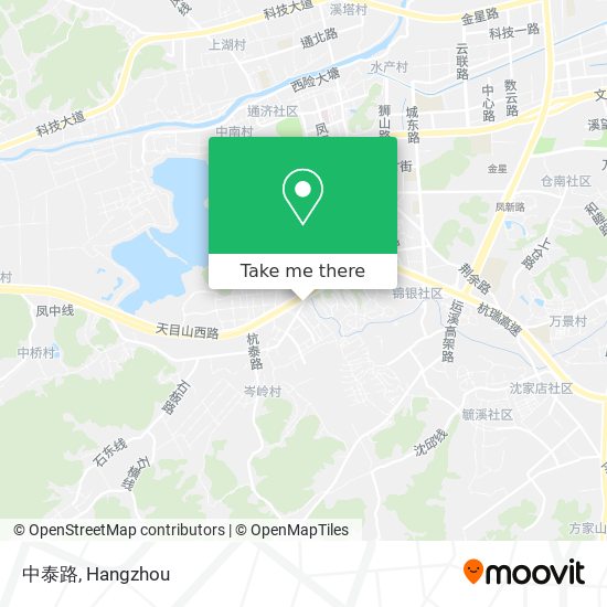 中泰路 map