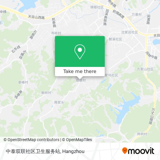 中泰双联社区卫生服务站 map