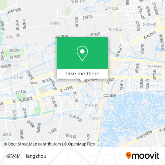 横家桥 map