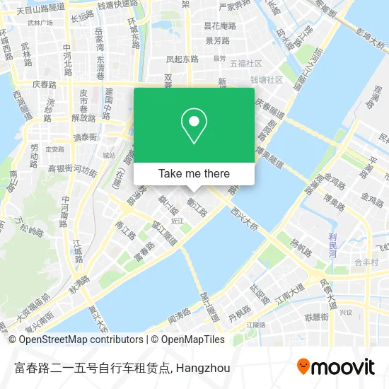 富春路二一五号自行车租赁点 map