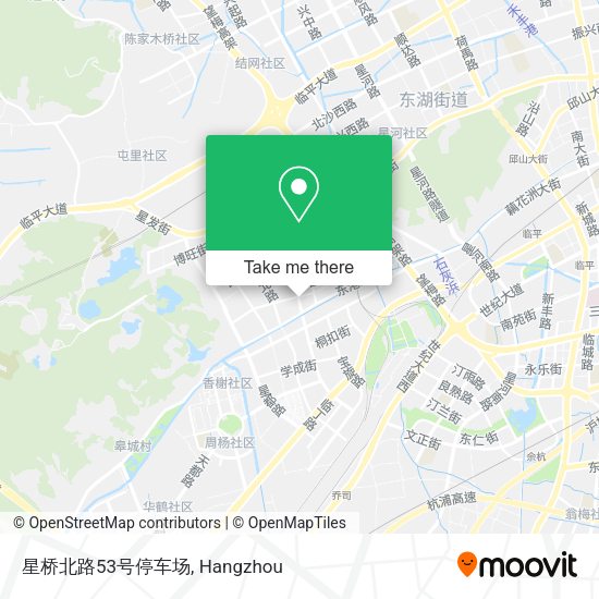 星桥北路53号停车场 map