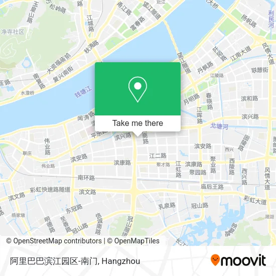 阿里巴巴滨江园区-南门 map