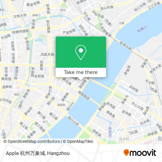 Apple 杭州万象城 map