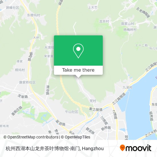 杭州西湖本山龙井茶叶博物馆-南门 map