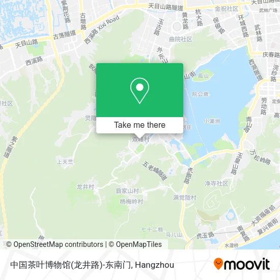 中国茶叶博物馆(龙井路)-东南门 map